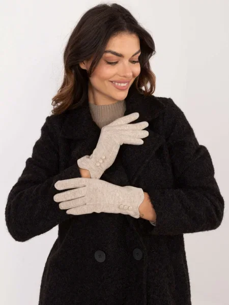 Mănuși Fashionhunters tricotate negru