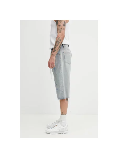 Maison Margiela szorty jeansowe niebieskie