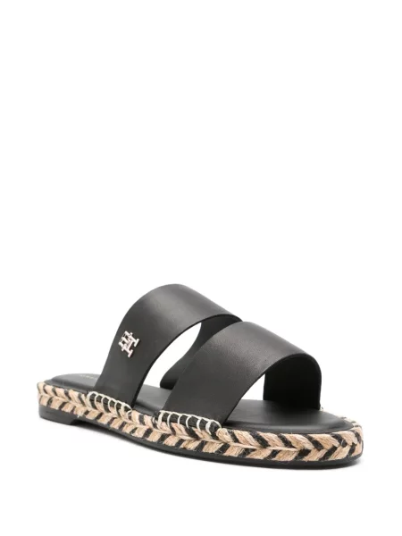 Espadrile Tommy Hilfiger din piele negru