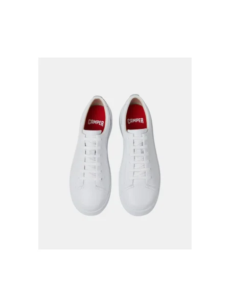 Botine Camper din piele alb