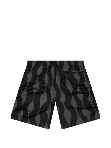 Pantaloni scurți By Parra plasă negru