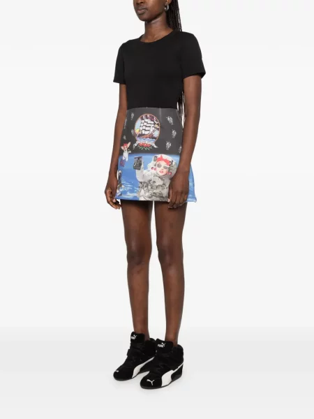 Scurt rochie The Artistylist cu imagine albastru