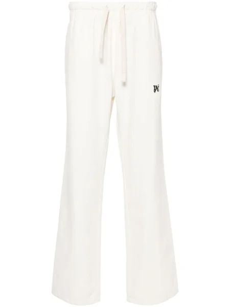 Pantaloni Palm Angels alb