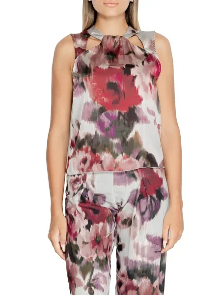 Bluză Rinascimento fără mâneci negru