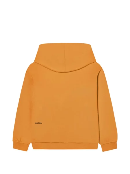 Bluza z kapturem dziecięca Pangaia pomarańczowa