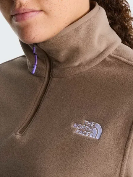 Флисовый свитер The North Face коричневый