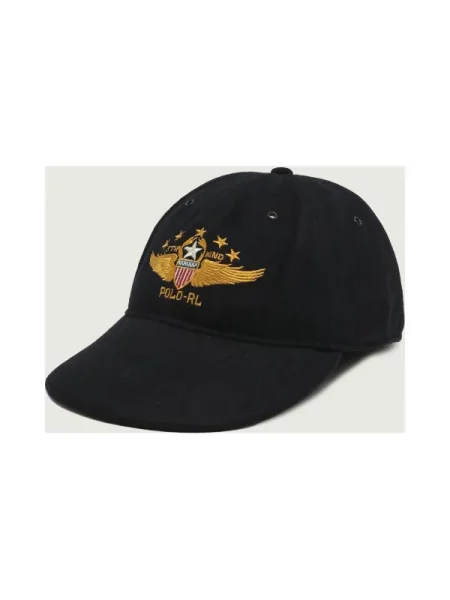 POLO RALPH LAUREN De lână șapcă baseball negru