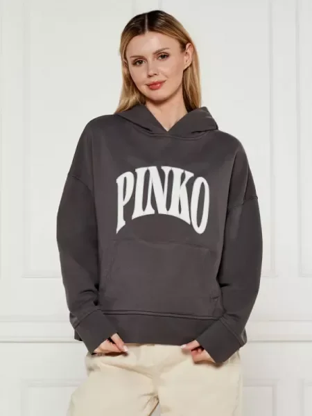 Pinko Hanorac MAKAMBA | Oversize fit gri