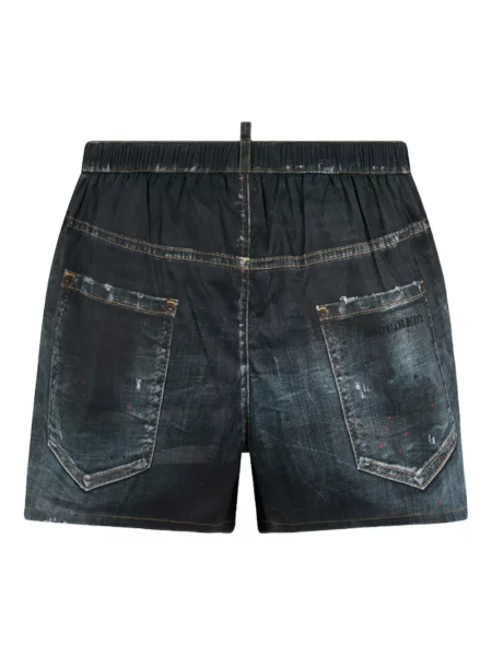 Slip de baie Dsquared2 negru
