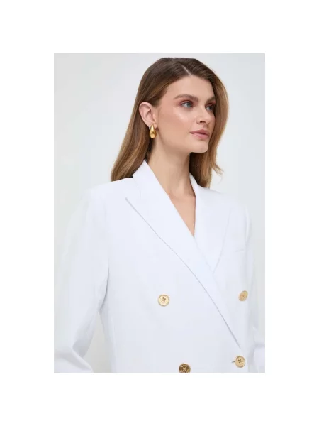 Marynarka Michael Kors z krepy biała