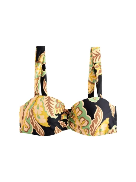 Next Bikini zgornji del rjava / rumena / zelena črna