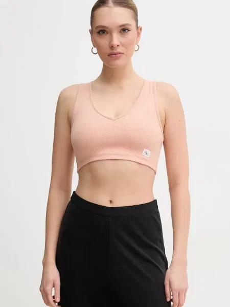 Топ Calvin Klein Jeans оранжево