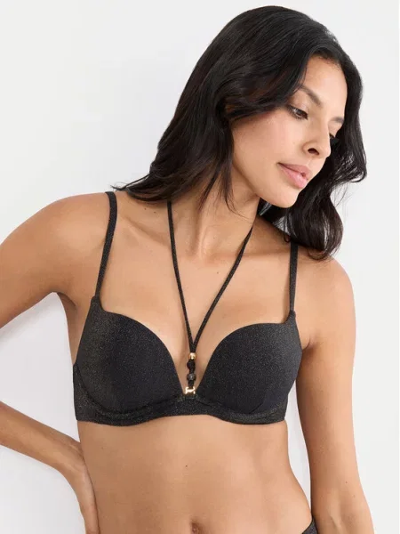 Triumph Bikini partea de sus Summer Sunset negru