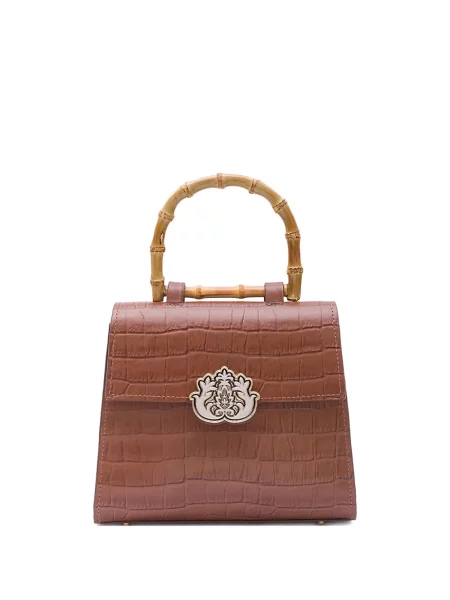 Torebka skórzana Isla skórzana brązowa