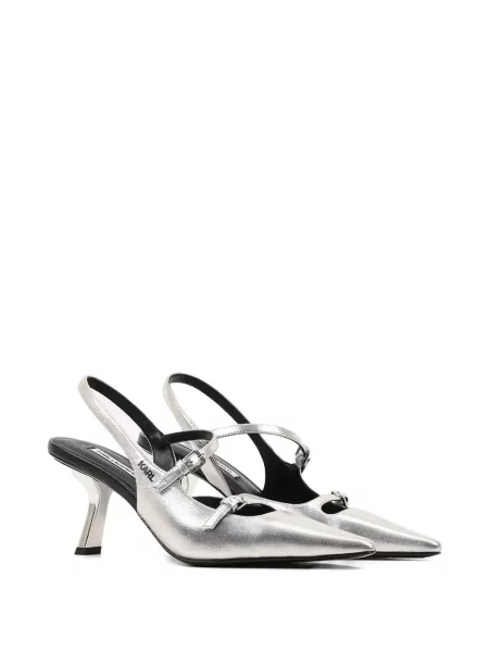 Pantofi cu toc Karl Lagerfeld cu cataramă slingback