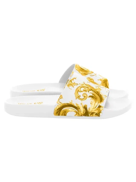 Klapki Versace Jeans Couture białe
