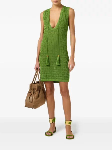 Mini rochie mini Elisabetta Franchi de costum mini verde
