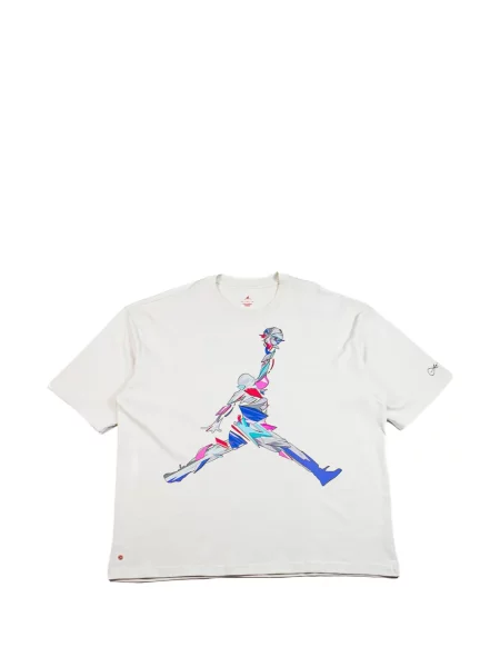 Tricou Jordan cu imagine alb