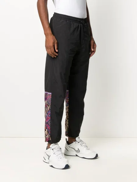 Kalhoty Versace Jeans Couture s potiskem černé