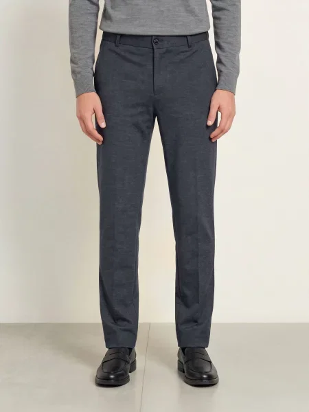 Joop! Oblekové Kalhoty River Regular Fit dark blue modré