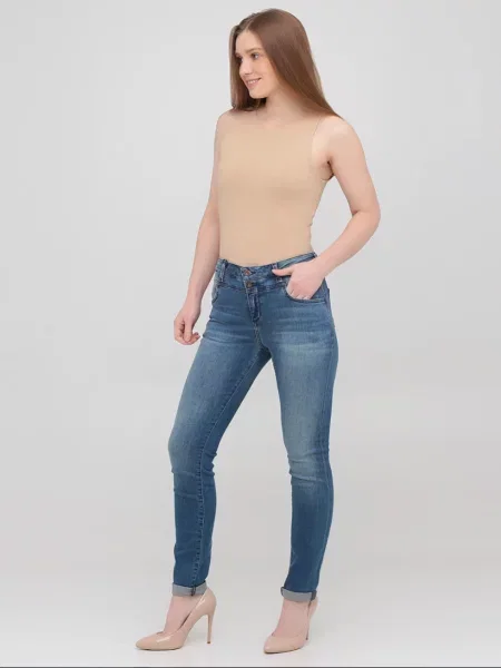 Mustang Jeans Завужені джинси блакитний