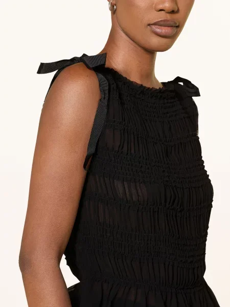 Top Allsaints s volány černý