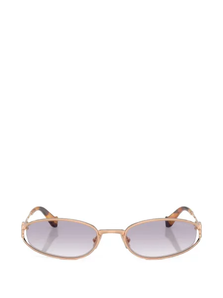 Ochelari de soare Miu Miu Eyewear cu autograf roz