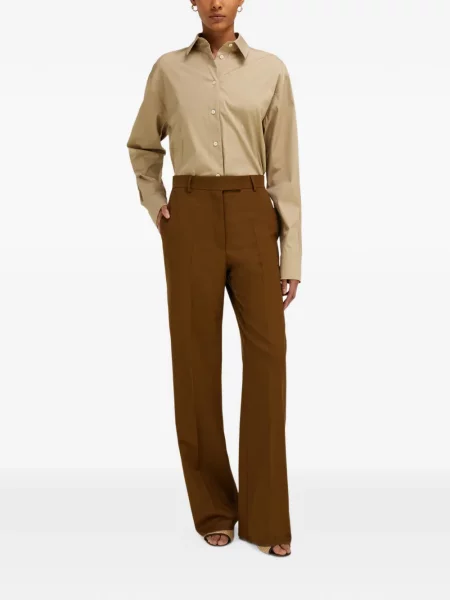 Pantaloni Ferragamo maro