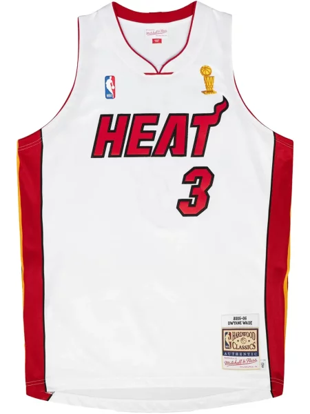 Cămașă Mitchell & Ness din jerseu alb