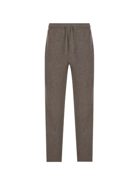 Pantaloni Loro Piana cu cordon maro