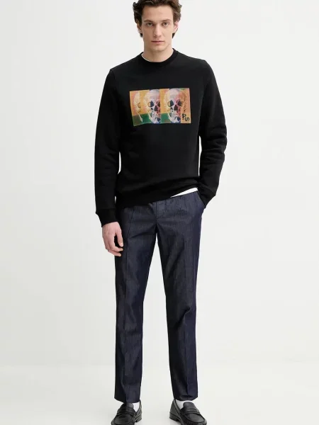 PS Paul Smith bluza z nadrukiem czarny
