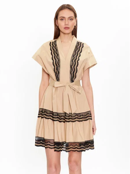 TWINSET Rochie de vară bej