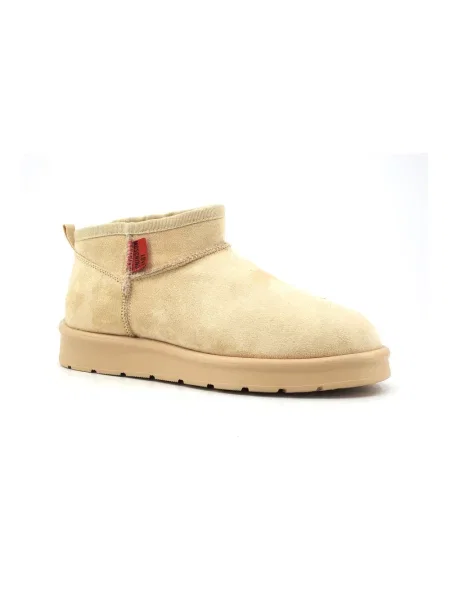 Botki Love Moschino beżowe