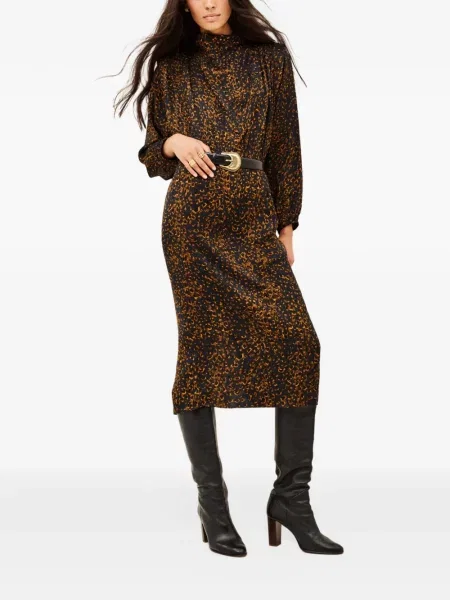 Rochie midi Ba&sh cu imagine albastru
