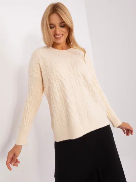 Sveter Fashionhunters biela
