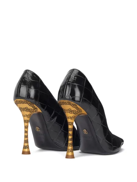 Pantofi cu toc Roberto Cavalli negru
