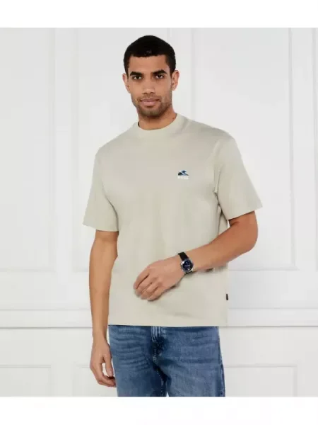 BOSS ORANGE Tricou Te_numbers bej