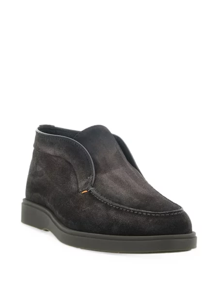 Ghete desert Santoni din piele de căprioară gri
