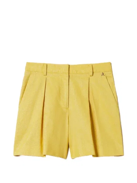 Pantaloni scurți Twinset galben