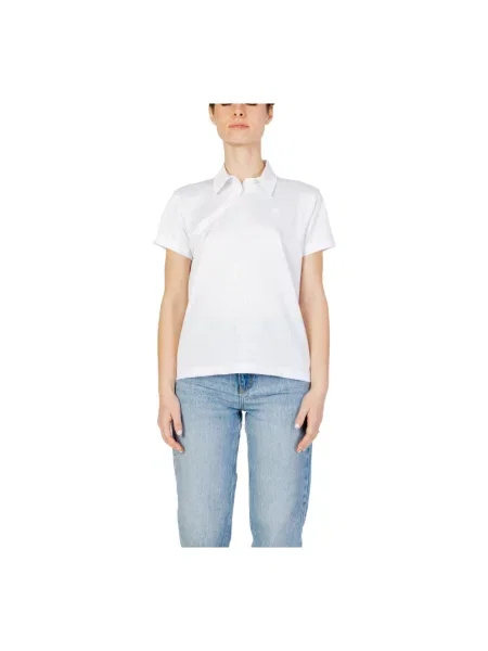 Polo Blauer z krótkim rękawem białe