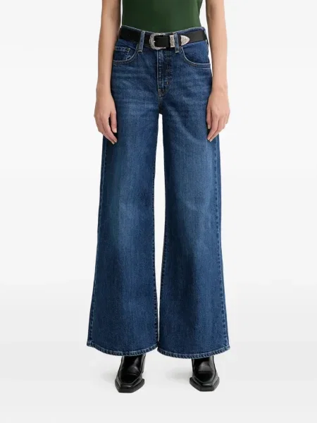 Proste jeansy Levi's 501 w paski czarne