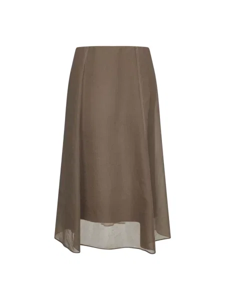 Spódnica Brunello Cucinelli beżowa