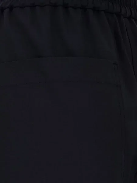 Vilnonės atogrąžų bėgimas kelnės Brunello Cucinelli mėlyna
