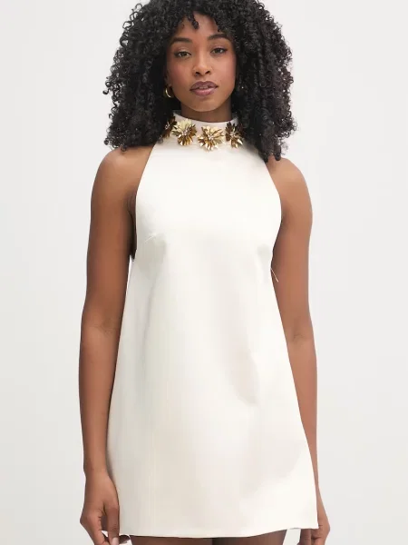 Retrofete sukienka Giacinta beżowa