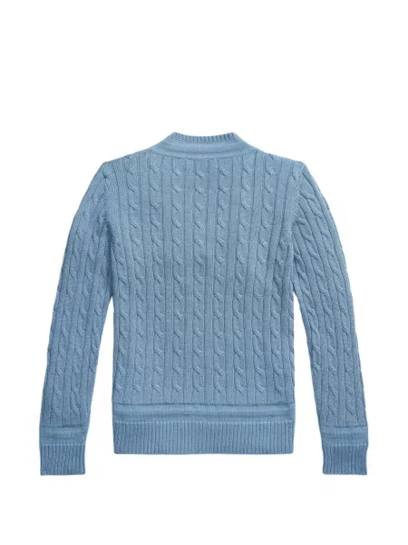 Matlasat sneakerși Polo Ralph Lauren cu autograf de catifea cord albastru