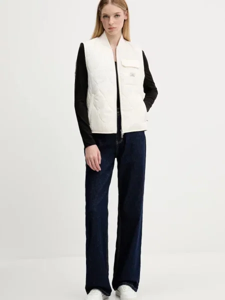 Безрукавка Guess Jeans перехідна бежевий