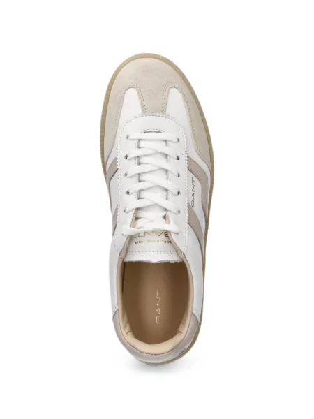 Fűzős csipkés sneaker Gant fehér