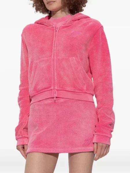 Top Alexander Wang cu broderie roz