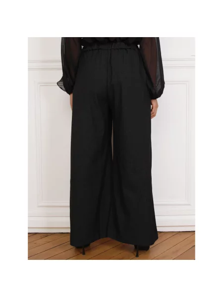 Hlače La Modeuse crna