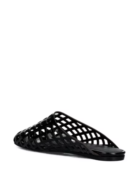 Papuci tip mules Billi Bi din piele negru